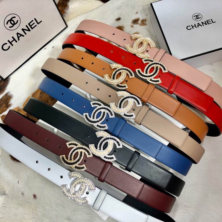 Chanel Belt 30mmX95-110cm 7D59